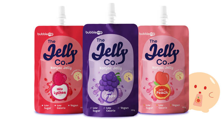 bubbleme The Jelly Co chewy konjac jelly