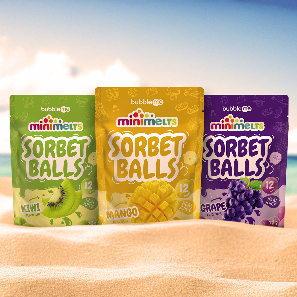 bubbleme Sorbet Balls - Beach Image