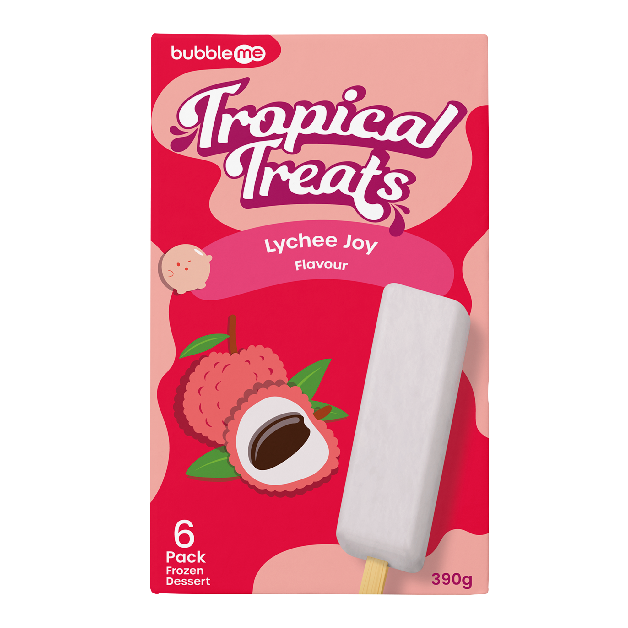 bubbleme Tropical Treats - Lychee Joy - Product Image